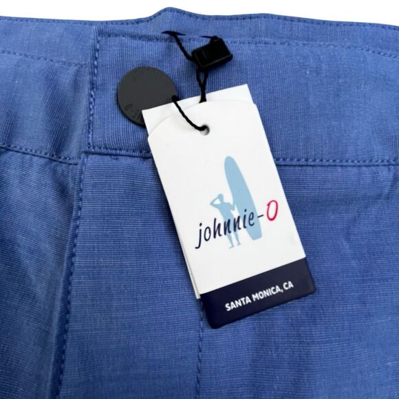 Johnnie-O Dawn 2 Dusk Shorts Men’s 32 Laguna Blue Golf Stretch Hybrid NEW - Picture 3 of 14